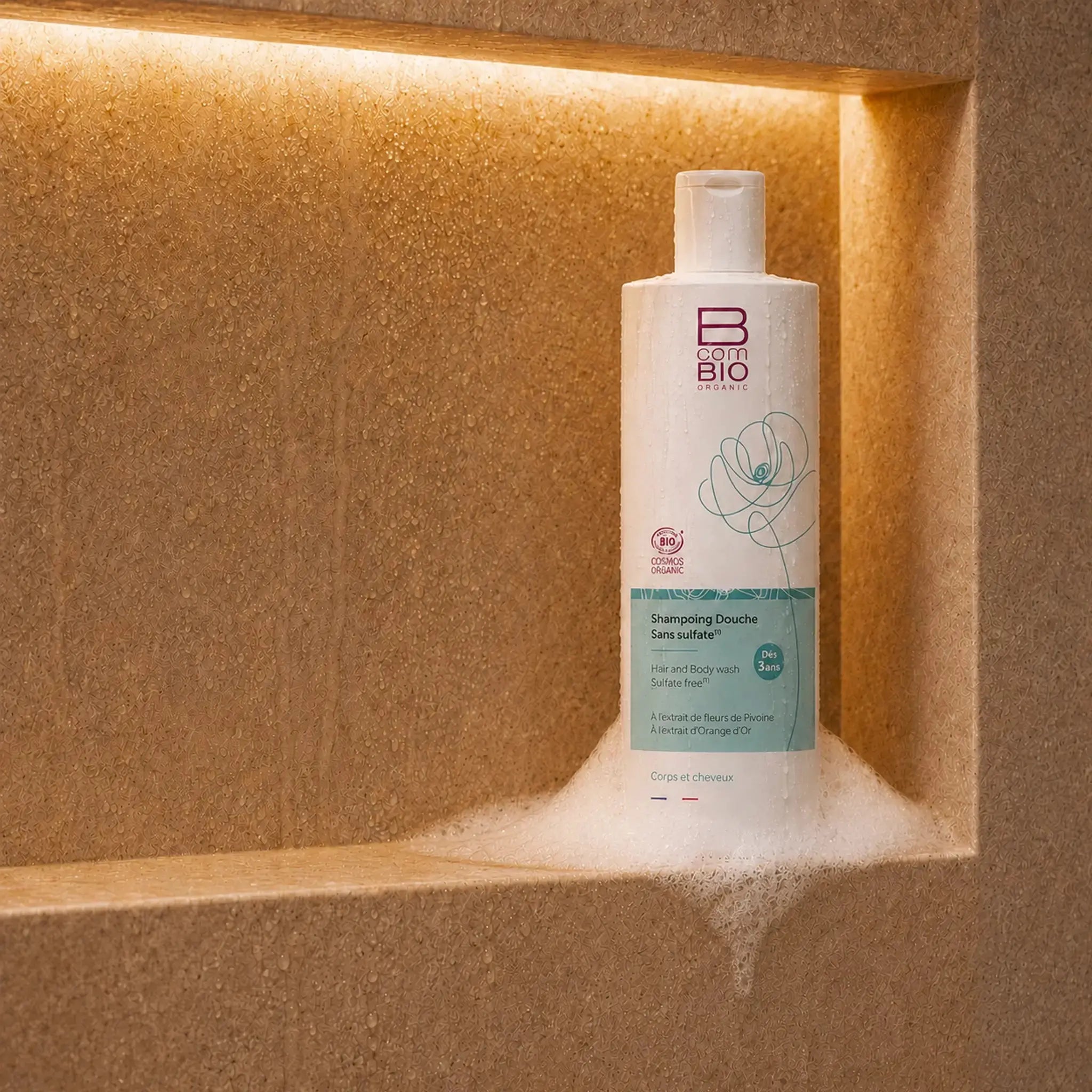 Shampoing Douche Sans Sulfate BcomBIO